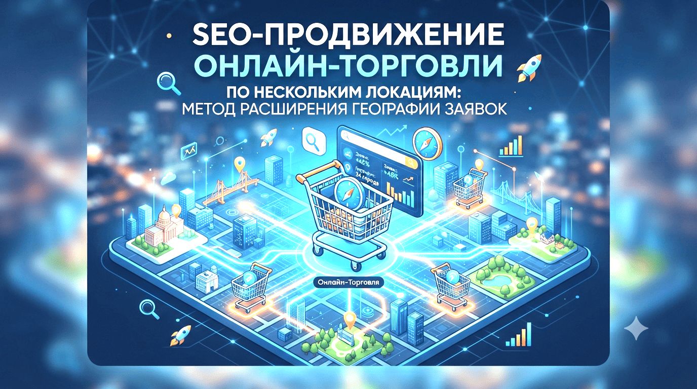 SEO-продвижение онлайн-торговли по нескольким локациям: метод расширения географии заявок